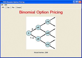 pricing options with binomial tree